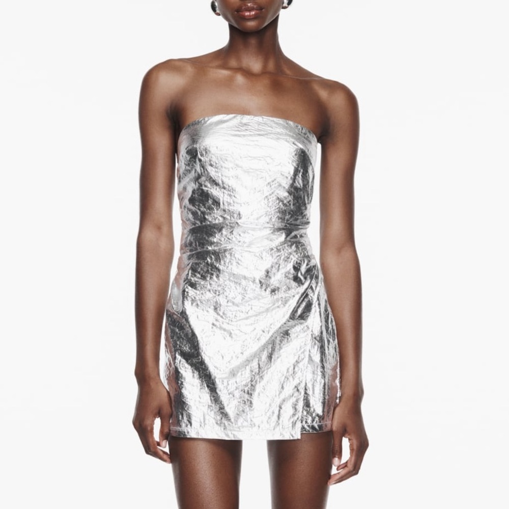 ZARA Mini Metallic Romper